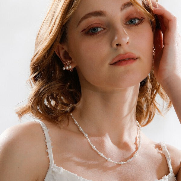 JewCas Nuance pearl 24SS Air Fit Earrings [JC4606]