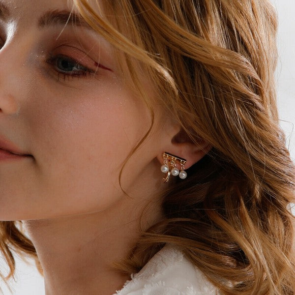JewCas Nuance pearl 24SS Air Fit Earrings [JC4606]