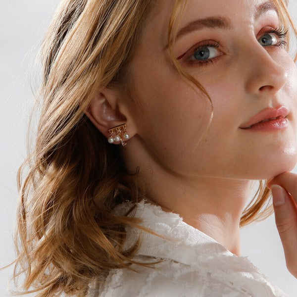 JewCas Nuance pearl 24SS Air Fit Earrings [JC4606]