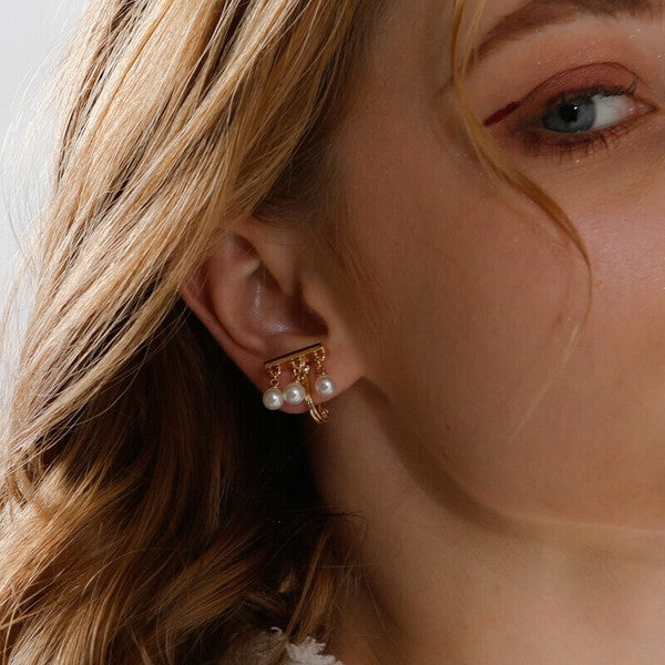 JewCas Nuance pearl 24SS Air Fit Earrings [JC4606]