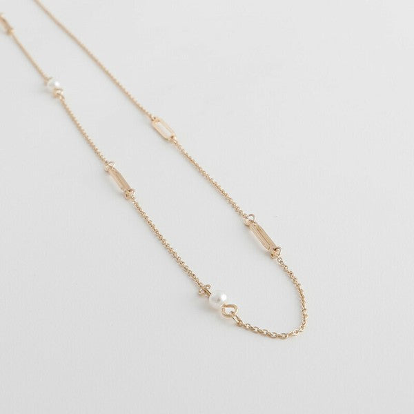 JewCas Nuance pearl 24SS necklace [JC4608]