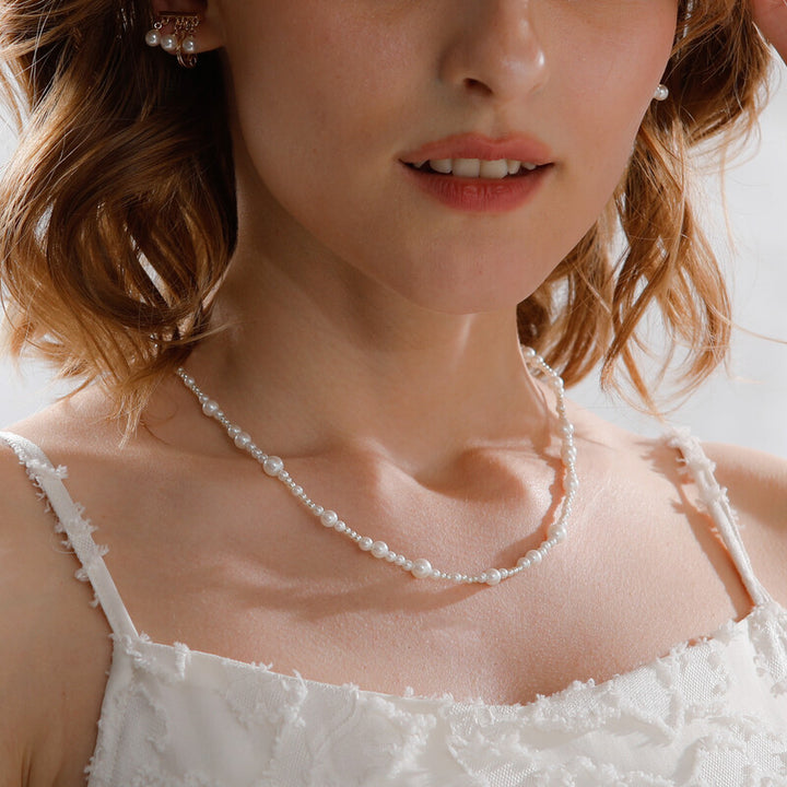 JewCas Nuance pearl 24SS necklace [JC4611]