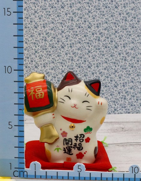 Yakushigama Shofuku Kaiun Maneki Neko lucky cat #7865 display detail