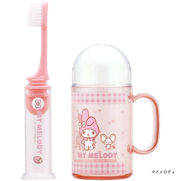 Disney Sanrio Portable Travel Toothbrush Set-My Melody
