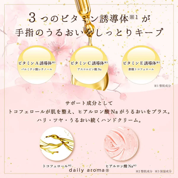 Spring Limited Edition Urara Cherry Blossom Hand Cream 20g Yui mart