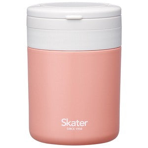 Skater Soup Jar 300ml with Folding Handle ,Terracotta orange Yui mart