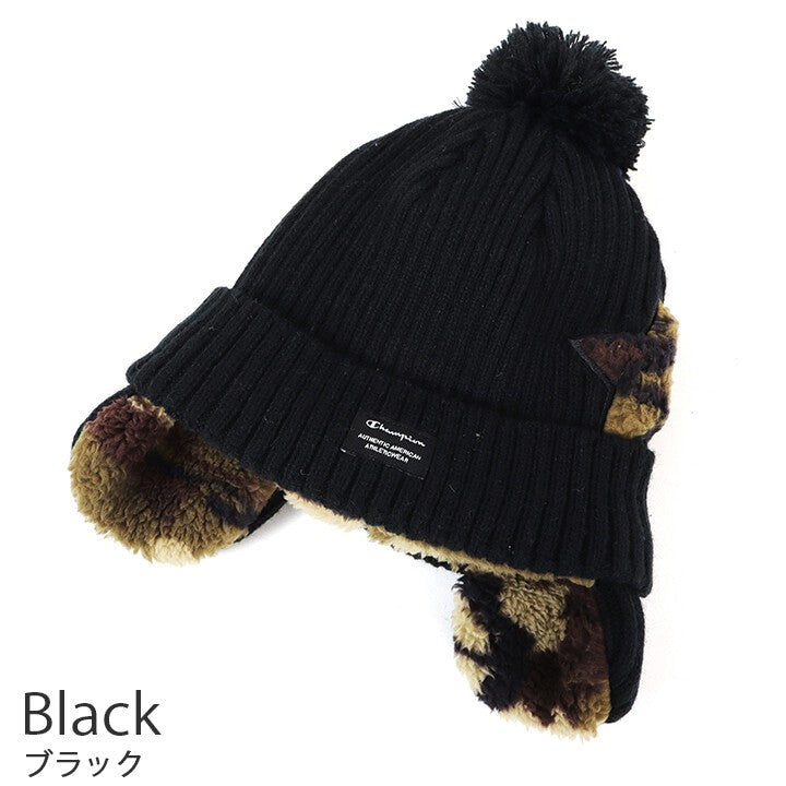 Champion Kids ribbed ear-flap knit beanie product image 5