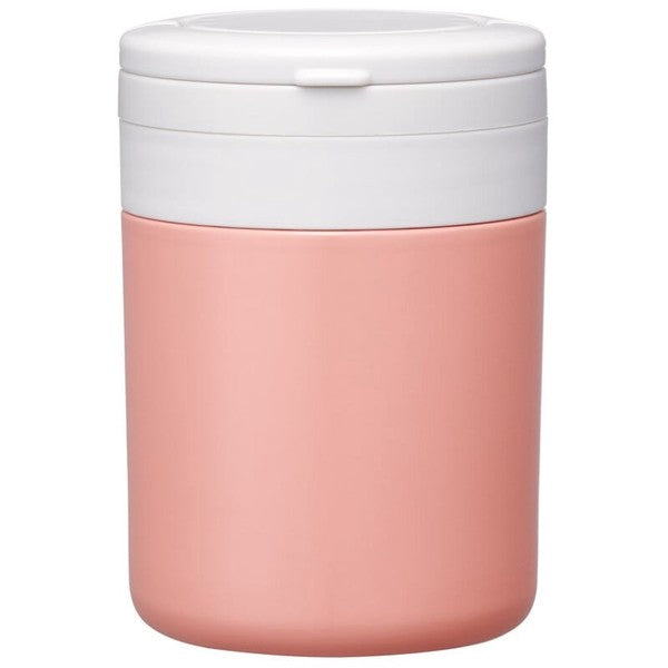 Skater Soup Jar 300ml with Folding Handle ,Terracotta orange Yui mart