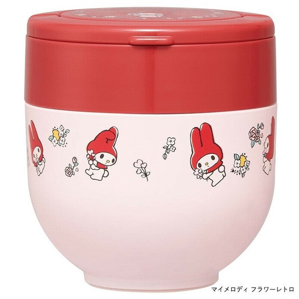 Skater Folding Handle Insulated/Cold Rice Bowl Jar/lunchbox 540ml  My Melody
