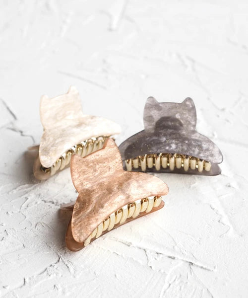 MUK  Mini Cat Hair Clip [Made in Japan] Yui mart