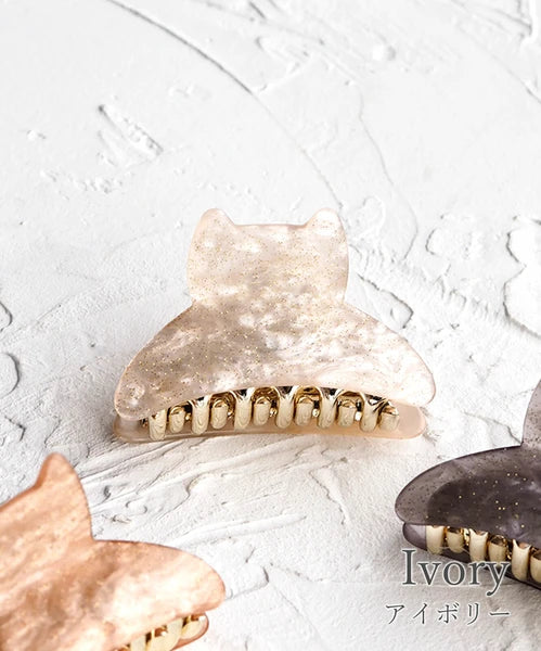 MUK  Mini Cat Hair Clip [Made in Japan] Yui mart