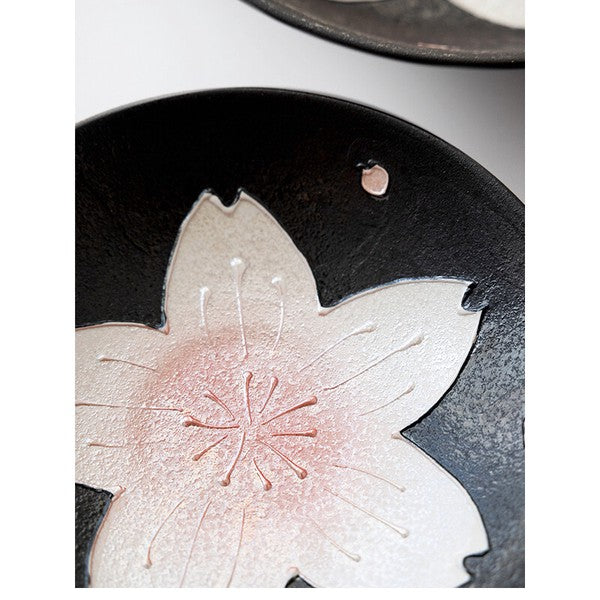 Craft Nanpuu Iridescent Cherry Blossom Plate 8 in (20 cm) – Made in Japan Craft Nanpuu