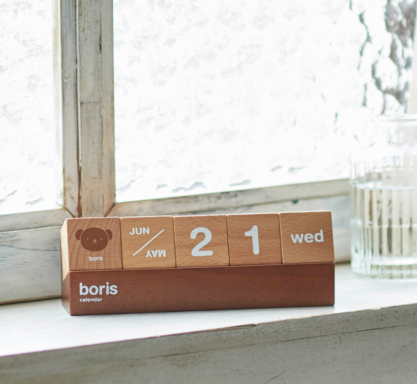 Sanrio's Bear Red Wooden Perpetual Calendar