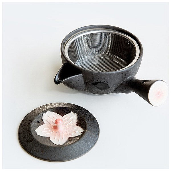 Iridescent Cherry Blossom Japanese Tea Set – Teapot & 2 Cups Craft Nanpuu
