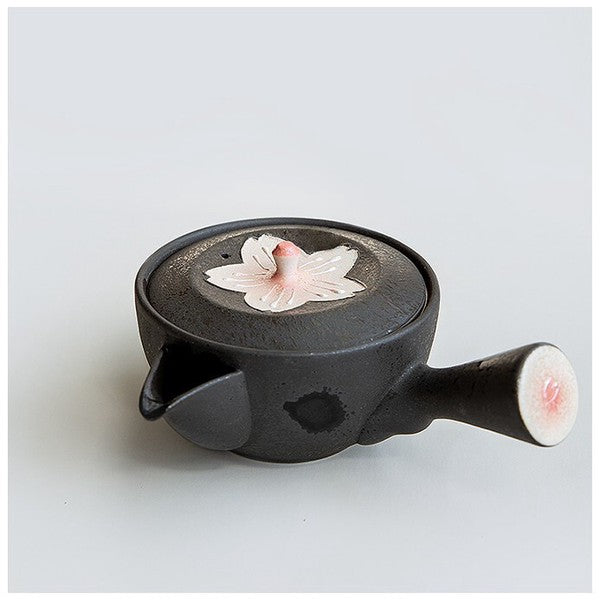 Iridescent Cherry Blossom Japanese Tea Set – Teapot & 2 Cups Craft Nanpuu
