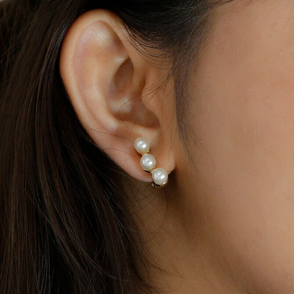 JewCas sand stone air fit earrings [JC4824]
