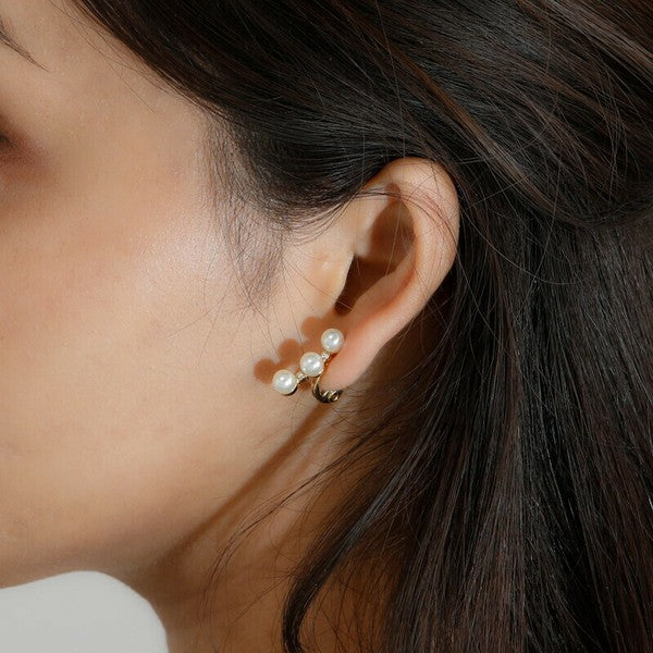 JewCas sand stone air fit earrings [JC4824]