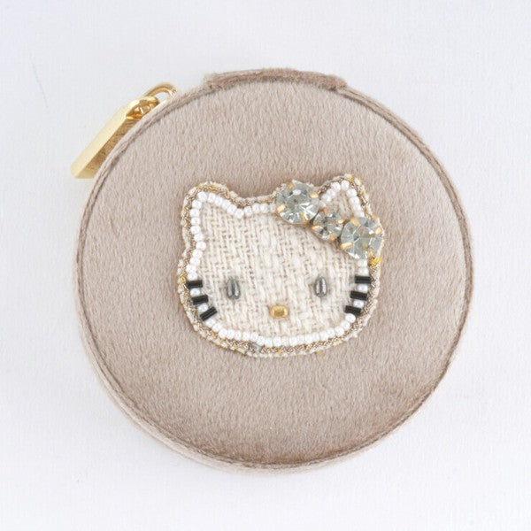 Sanrio Hello Kitty × MAYGLOBE round jewelry box mk24032