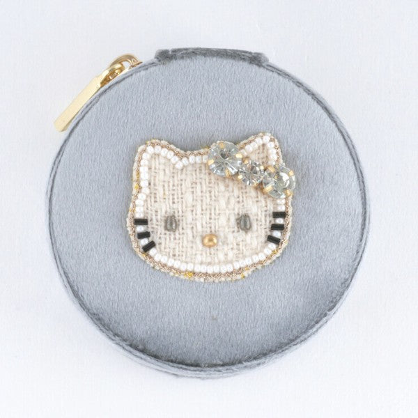 Sanrio Hello Kitty × MAYGLOBE round jewelry box mk24032