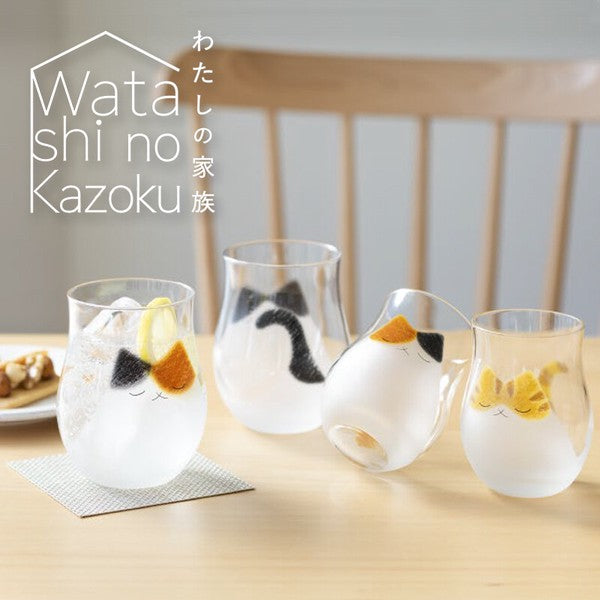 [Made in Japan] My Family Cat Glass (Single Piece) Yui mart