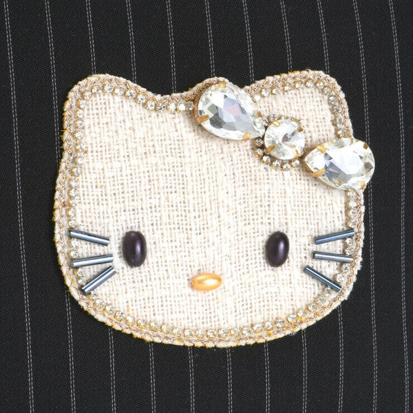 Hello Kitty stripe pattern pouch mk25003
