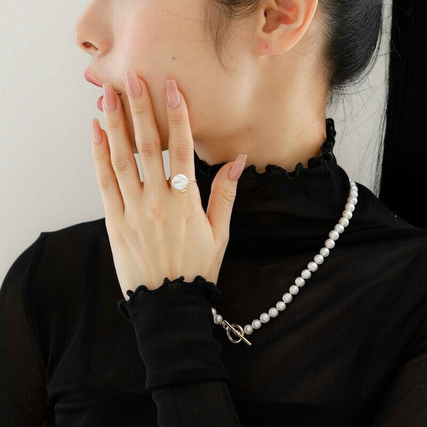 Mallolina Pearist Freshwater Ring [MLPS0039b]