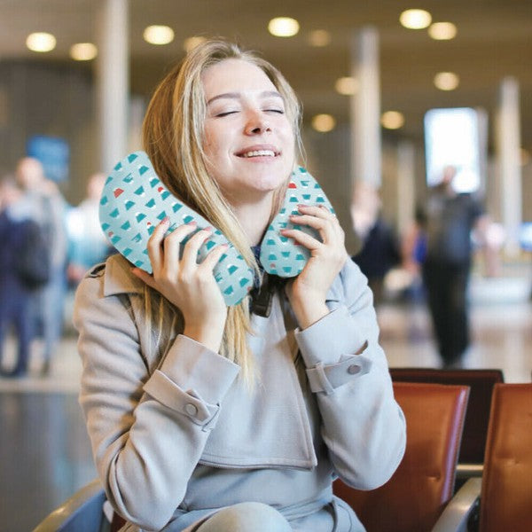[Kishima] 2WAY Neck Pillow Japanese Souvenir Mount Fuji
