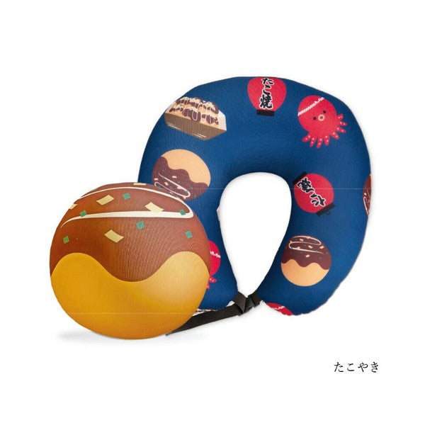 [Kishima] 2WAY Neck Pillow Japanese Souvenir Octopus Dumplings