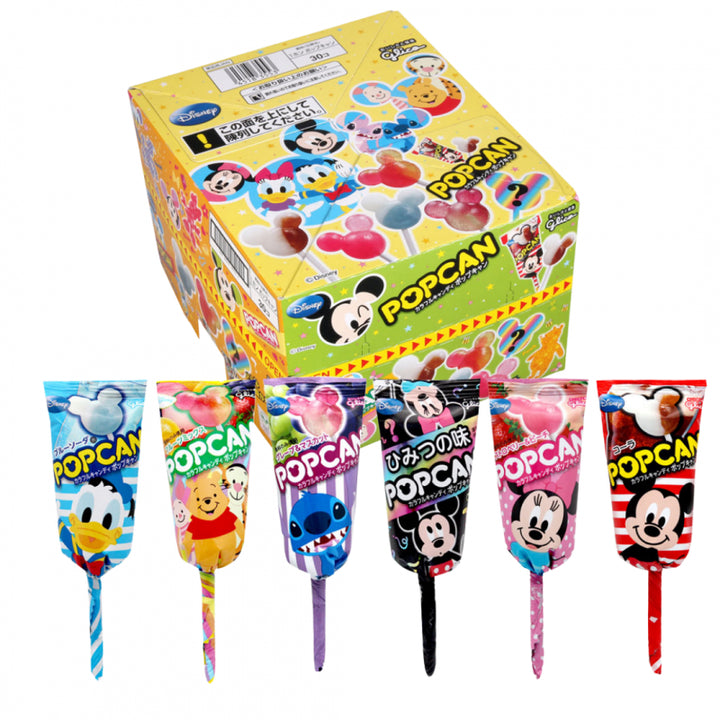 Glico Popcan Disney Fruit Soda Lollipop  10g (1 Box) Yui mart