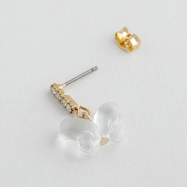 JewCas Neo Eden Crystal Flutter Earrings [JC4882]