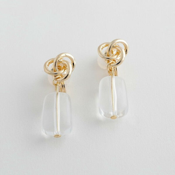 JewCas Neo Eden Rectangle Air Fit Earrings [JC4884]