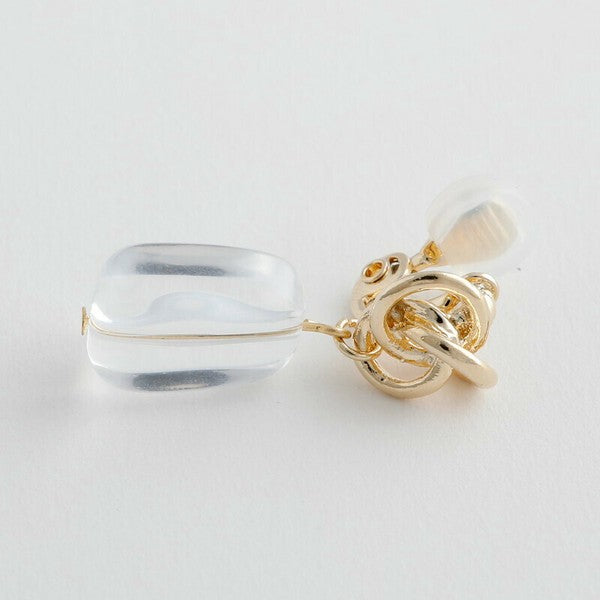 JewCas Neo Eden Rectangle Air Fit Earrings [JC4884]