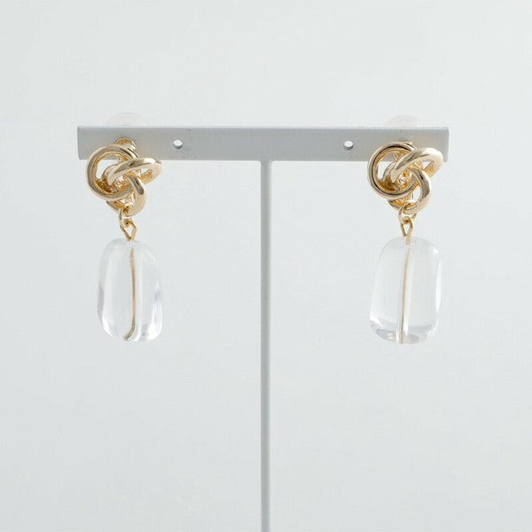 JewCas Neo Eden Rectangle Air Fit Earrings [JC4884]