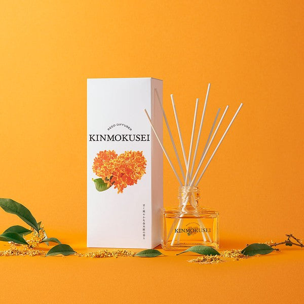 Daily Aroma Japan Kinmokusei Yuzu Reed Diffuser 120mL with box and reeds