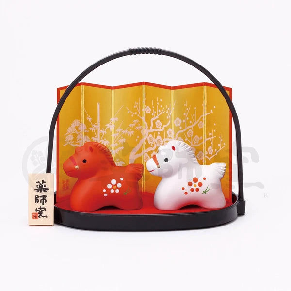 Yakushigama Auspicious Blessings for the Horse (Red Plum Blossom) Yui mart