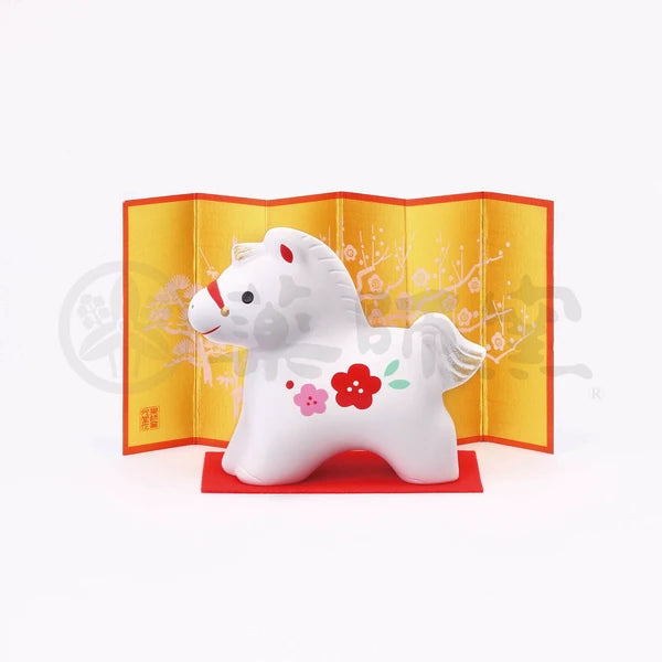 【pre-order】Jinzhai Happiness Horse (Red Plum)