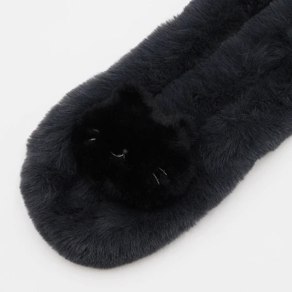 Lune Jumelle Recycled Faux Fur Cat Scarf Yui mart