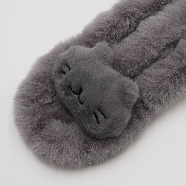 Recycled and eco-friendly cat scarf (25AW) Yui mart