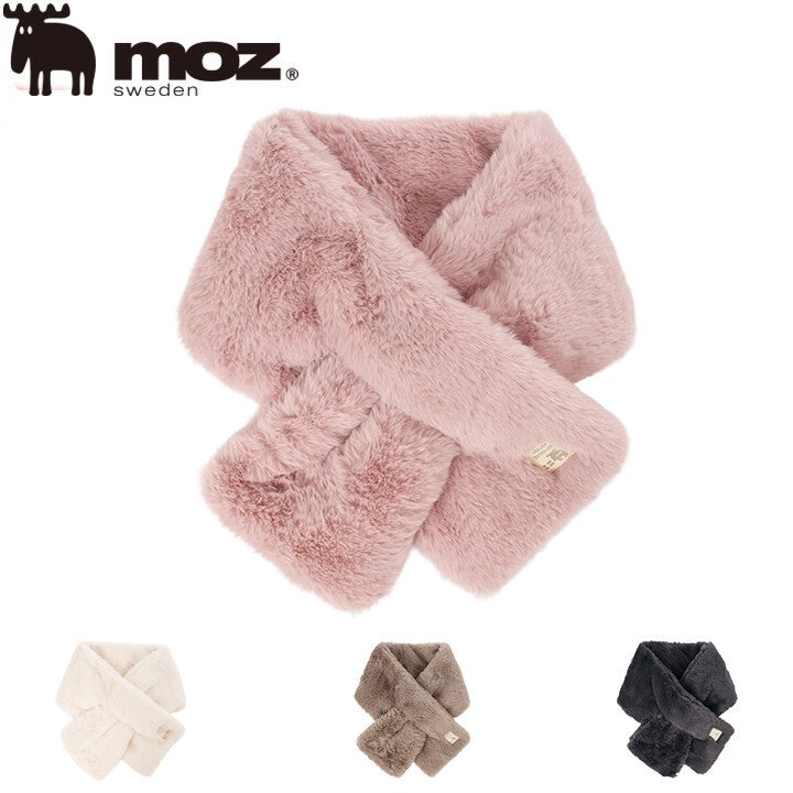 Moz faux fur pull-through scarf