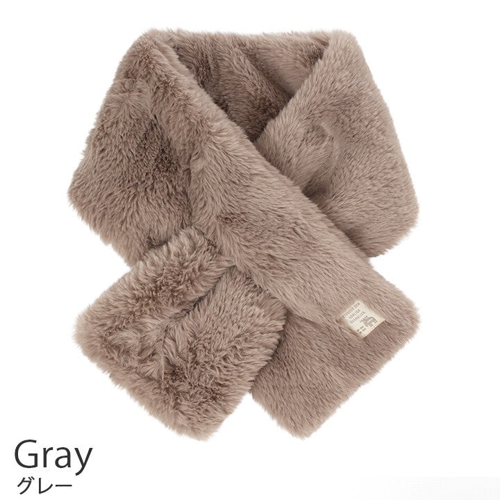 Moz faux fur pull-through scarf – product view 4