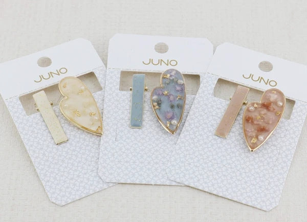 JUNO Mini hair clips (pack of 2) [Made in Japan] Yui mart