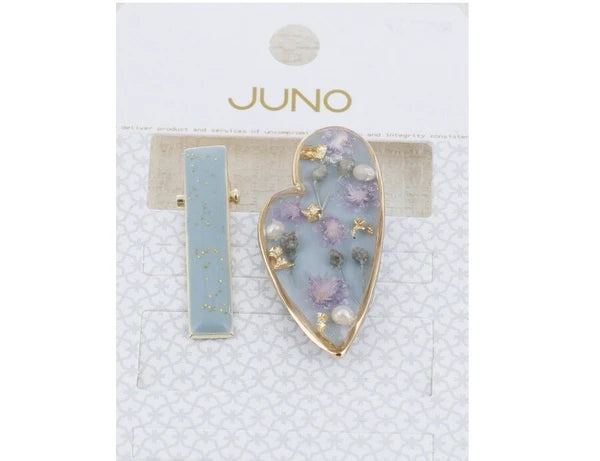JUNO Mini hair clips (pack of 2) [Made in Japan] Yui mart