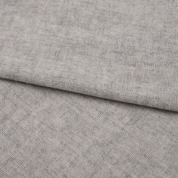 Lune jumelle lightweight solid cashmere oversized stole – product view 9