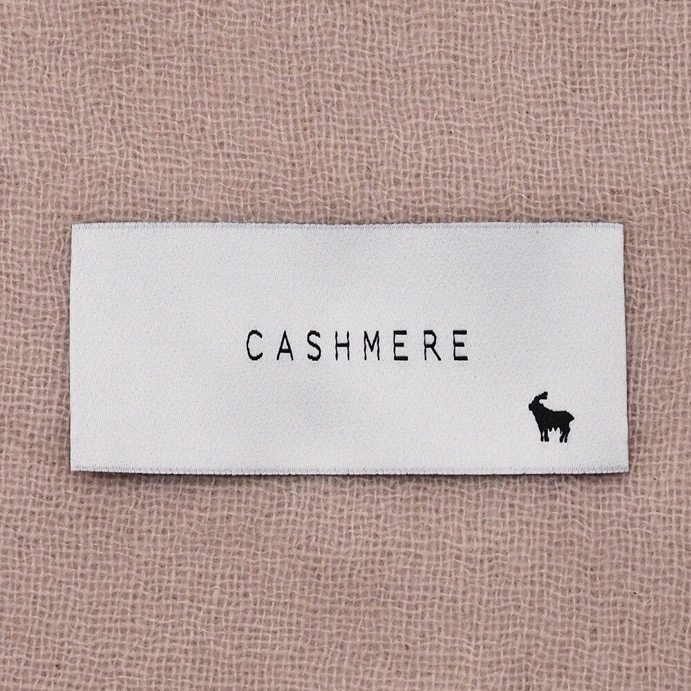 Lune jumelle lightweight solid cashmere oversized stole – product view 10