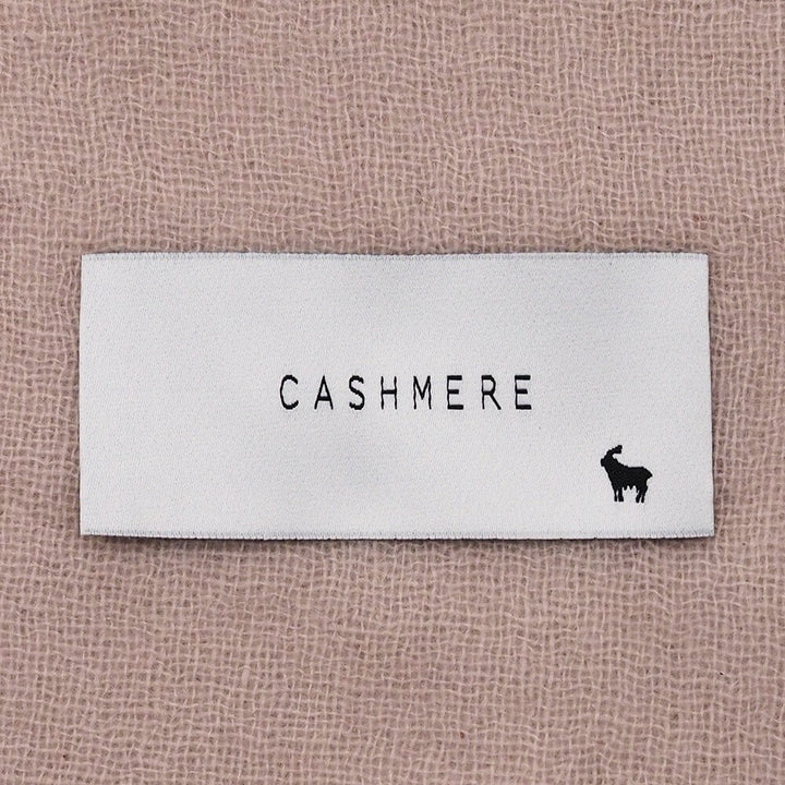 Lune jumelle lightweight solid cashmere oversized stole – product view 10