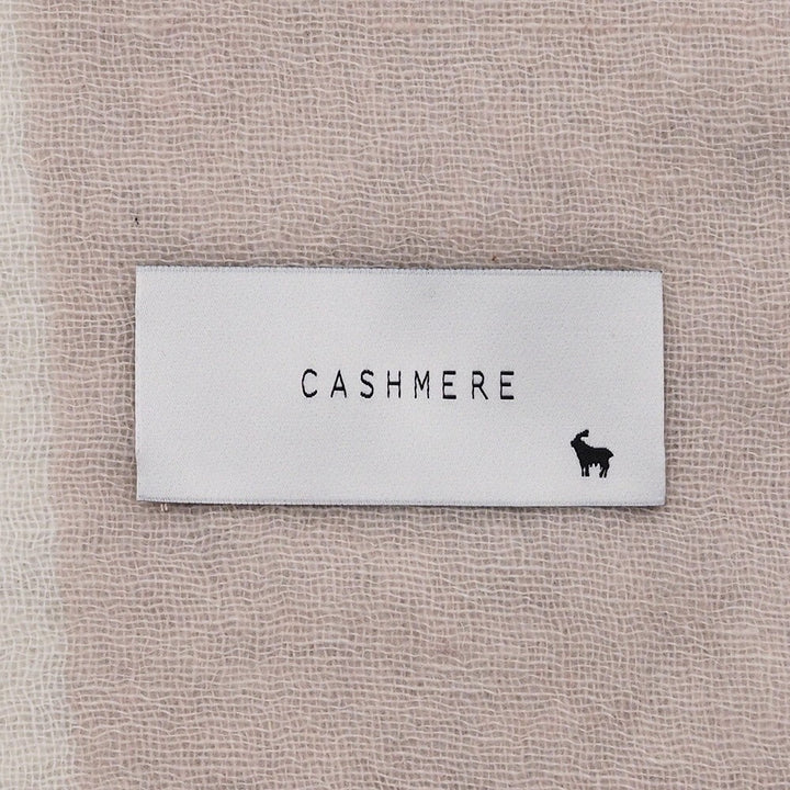 Lune jumelle lightweight cashmere modern-check stole – product view 10