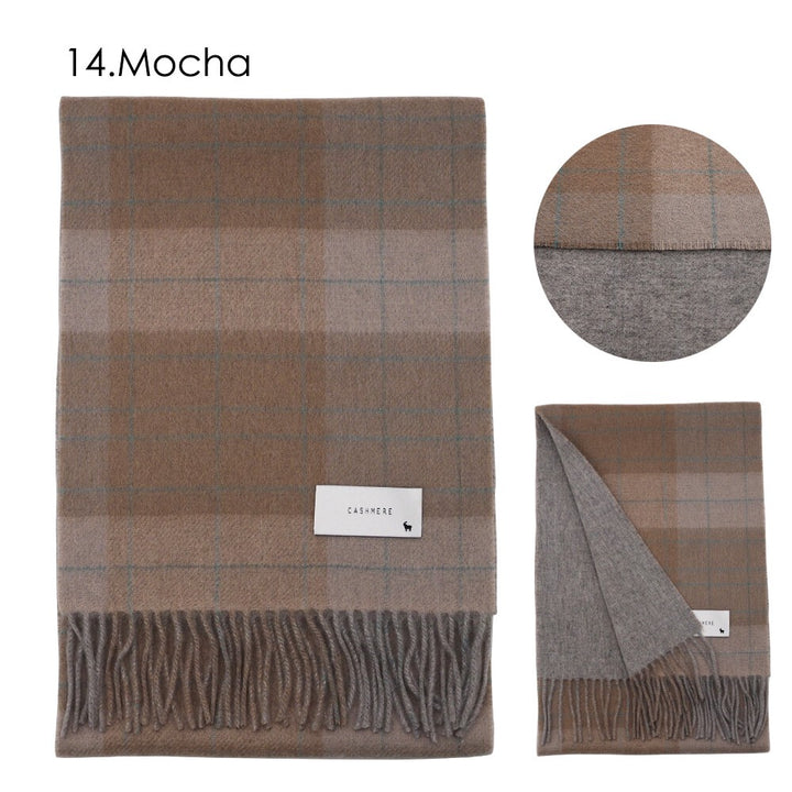 Lune jumelle reversible cashmere scarf product image 5