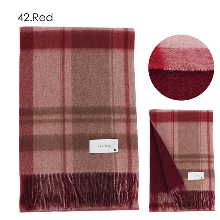 Lune jumelle reversible cashmere scarf product image 10