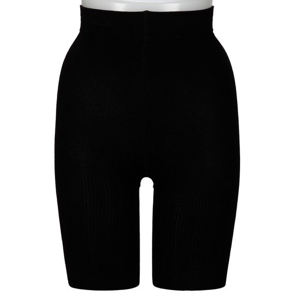 Atsugi [Comfortable] 210 Denier Cotton Blend Ribbed Leggings，Dark Gray, L-LL Yui mart