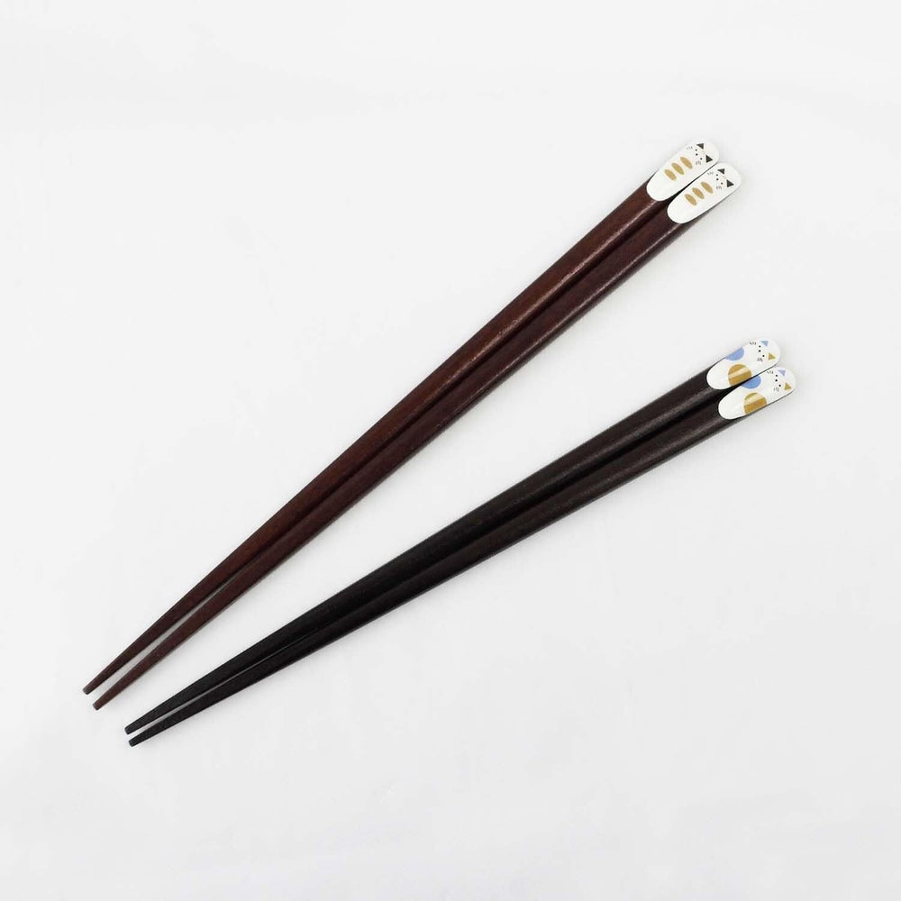 Ishida Nekozukushi cat paired chopsticks gift set – view 3